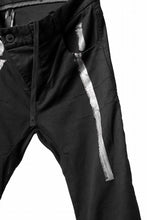 画像をギャラリービューアに読み込む, BORIS BIDJAN SABERI TIGHT FIT PANTS / OBJECT DYED &amp; SEAM TAPED &quot;P13.TF-FTS10001&quot; (BLACK)