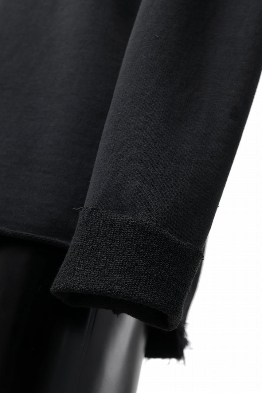 Load image into Gallery viewer, daub DYEING SWEAT PULLOVER / F.TERRY (BLACK)