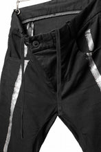 画像をギャラリービューアに読み込む, BORIS BIDJAN SABERI TIGHT FIT PANTS / OBJECT DYED &amp; SEAM TAPED &quot;P13.TF-FTS10001&quot; (BLACK)