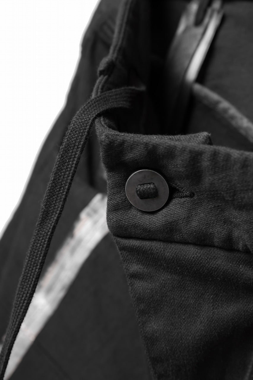 画像をギャラリービューアに読み込む, BORIS BIDJAN SABERI TIGHT FIT PANTS / OBJECT DYED &amp; SEAM TAPED &quot;P13.TF-FTS10001&quot; (BLACK)