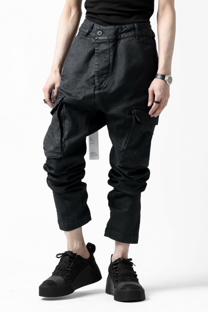 画像をギャラリービューアに読み込む, 11 BY BORIS BIDJAN SABERI CARGO POCKET PANTS / PIGMENT DYED "P21B-F-1481" (DARK BLUE)