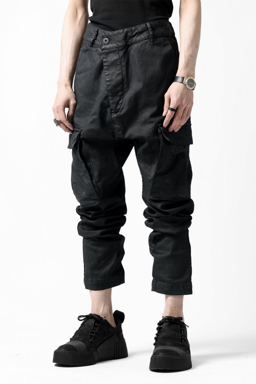 画像をギャラリービューアに読み込む, 11 BY BORIS BIDJAN SABERI CARGO POCKET PANTS / PIGMENT DYED "P21B-F-1481" (DARK BLUE)