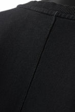 Load image into Gallery viewer, daub DYEING SWEAT PULLOVER / F.TERRY (BLACK)