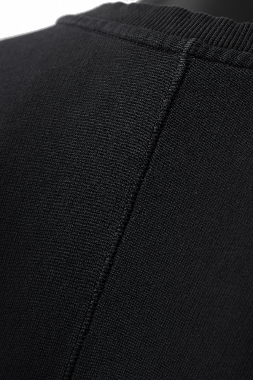 Load image into Gallery viewer, daub DYEING SWEAT PULLOVER / F.TERRY (BLACK)