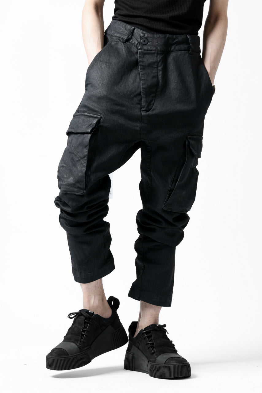画像をギャラリービューアに読み込む, 11 BY BORIS BIDJAN SABERI CARGO POCKET PANTS / PIGMENT DYED "P21B-F-1481" (DARK BLUE)