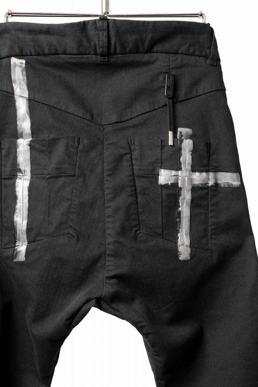 画像をギャラリービューアに読み込む, BORIS BIDJAN SABERI TIGHT FIT PANTS / OBJECT DYED &amp; SEAM TAPED &quot;P13.TF-FTS10001&quot; (BLACK)