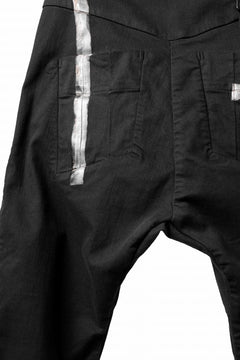 画像をギャラリービューアに読み込む, BORIS BIDJAN SABERI TIGHT FIT PANTS / OBJECT DYED &amp; SEAM TAPED &quot;P13.TF-FTS10001&quot; (BLACK)