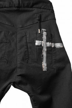 画像をギャラリービューアに読み込む, BORIS BIDJAN SABERI TIGHT FIT PANTS / OBJECT DYED &amp; SEAM TAPED &quot;P13.TF-FTS10001&quot; (BLACK)