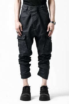 画像をギャラリービューアに読み込む, 11 BY BORIS BIDJAN SABERI CARGO POCKET PANTS / PIGMENT DYED "P21B-F-1481" (DARK BLUE)