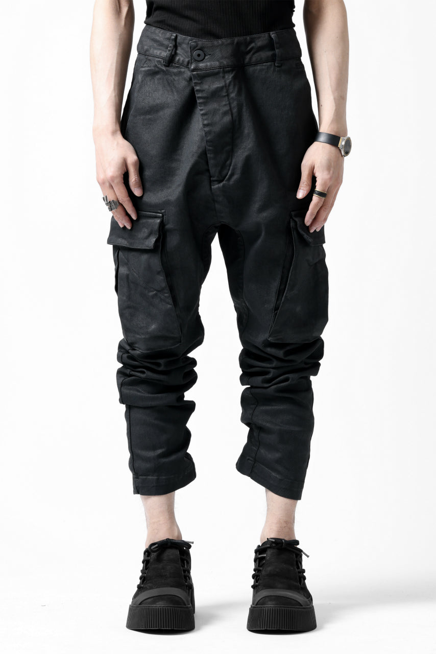 画像をギャラリービューアに読み込む, 11 BY BORIS BIDJAN SABERI CARGO POCKET PANTS / PIGMENT DYED "P21B-F-1481" (DARK BLUE)