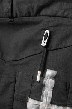 画像をギャラリービューアに読み込む, BORIS BIDJAN SABERI TIGHT FIT PANTS / OBJECT DYED & SEAM TAPED "P13.TF-FTS10001" (BLACK)