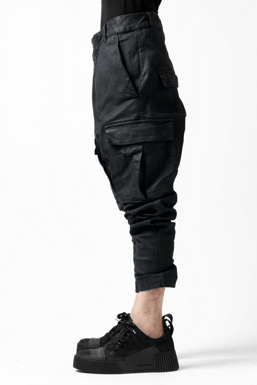 画像をギャラリービューアに読み込む, 11 BY BORIS BIDJAN SABERI CARGO POCKET PANTS / PIGMENT DYED "P21B-F-1481" (DARK BLUE)