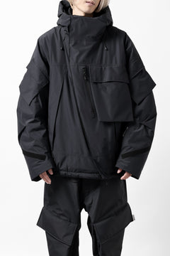 画像をギャラリービューアに読み込む, D-VEC x ALMOSTBLACK HOODED JACKET / GORE-TEX PRODUCT 2L PRIMALOFT SHELL (BLACK)