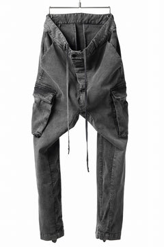 画像をギャラリービューアに読み込む, 11 BY BORIS BIDJAN SABERI CARGO POCKET PANTS / ACID OBJECT DYED "P21B-F-1481" (ACID GREY)