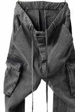 画像をギャラリービューアに読み込む, 11 BY BORIS BIDJAN SABERI CARGO POCKET PANTS / ACID OBJECT DYED "P21B-F-1481" (ACID GREY)