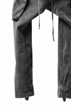 画像をギャラリービューアに読み込む, 11 BY BORIS BIDJAN SABERI CARGO POCKET PANTS / ACID OBJECT DYED "P21B-F-1481" (ACID GREY)