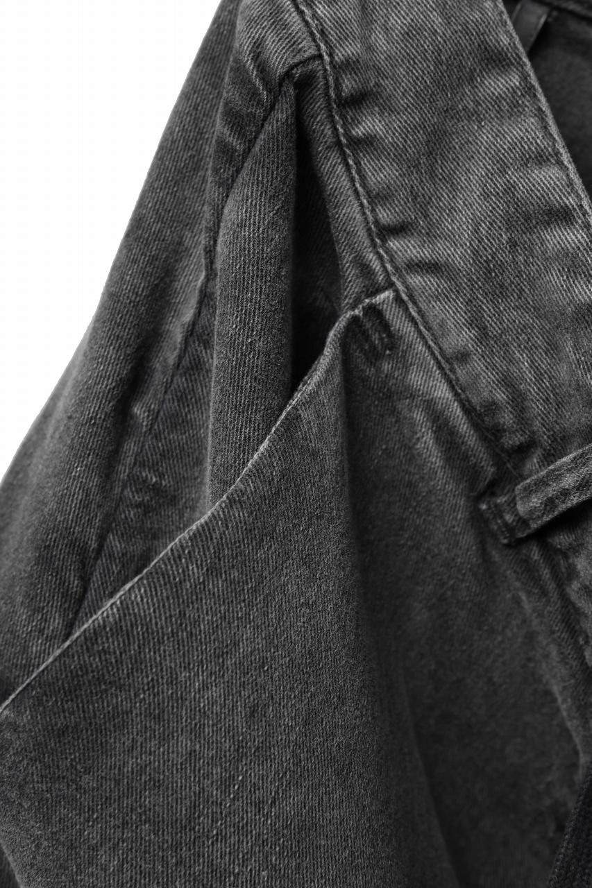画像をギャラリービューアに読み込む, 11 BY BORIS BIDJAN SABERI CARGO POCKET PANTS / ACID OBJECT DYED "P21B-F-1481" (ACID GREY)
