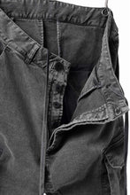 画像をギャラリービューアに読み込む, 11 BY BORIS BIDJAN SABERI CARGO POCKET PANTS / ACID OBJECT DYED "P21B-F-1481" (ACID GREY)