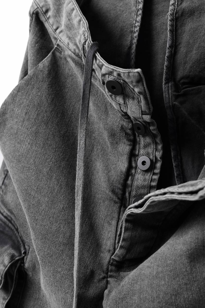 画像をギャラリービューアに読み込む, 11 BY BORIS BIDJAN SABERI CARGO POCKET PANTS / ACID OBJECT DYED "P21B-F-1481" (ACID GREY)