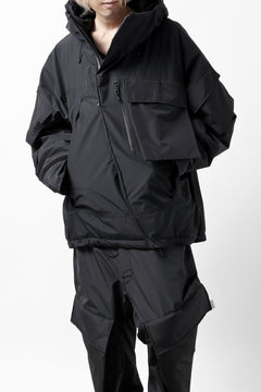 画像をギャラリービューアに読み込む, D-VEC x ALMOSTBLACK HOODED JACKET / GORE-TEX PRODUCT 2L PRIMALOFT SHELL (BLACK)
