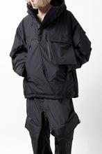 画像をギャラリービューアに読み込む, D-VEC x ALMOSTBLACK HOODED JACKET / GORE-TEX PRODUCT 2L PRIMALOFT SHELL (BLACK)