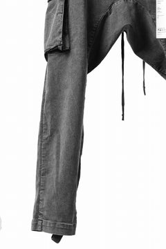 画像をギャラリービューアに読み込む, 11 BY BORIS BIDJAN SABERI CARGO POCKET PANTS / ACID OBJECT DYED "P21B-F-1481" (ACID GREY)