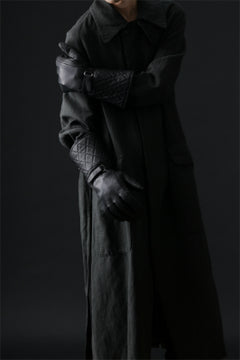 Load image into Gallery viewer, ISAMU KATAYAMA BACKLASH RIDER GLOVE / DEER SKIN + ELECTRIC HEATING (BLACK)