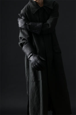 Load image into Gallery viewer, ISAMU KATAYAMA BACKLASH RIDER GLOVE / DEER SKIN + ELECTRIC HEATING (BLACK)