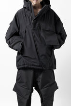 画像をギャラリービューアに読み込む, D-VEC x ALMOSTBLACK HOODED JACKET / GORE-TEX PRODUCT 2L PRIMALOFT SHELL (BLACK)
