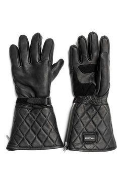 Load image into Gallery viewer, ISAMU KATAYAMA BACKLASH RIDER GLOVE / DEER SKIN + ELECTRIC HEATING (BLACK)