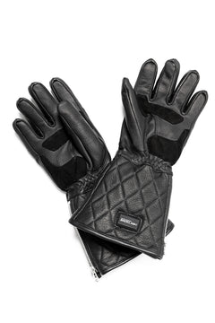 Load image into Gallery viewer, ISAMU KATAYAMA BACKLASH RIDER GLOVE / DEER SKIN + ELECTRIC HEATING (BLACK)