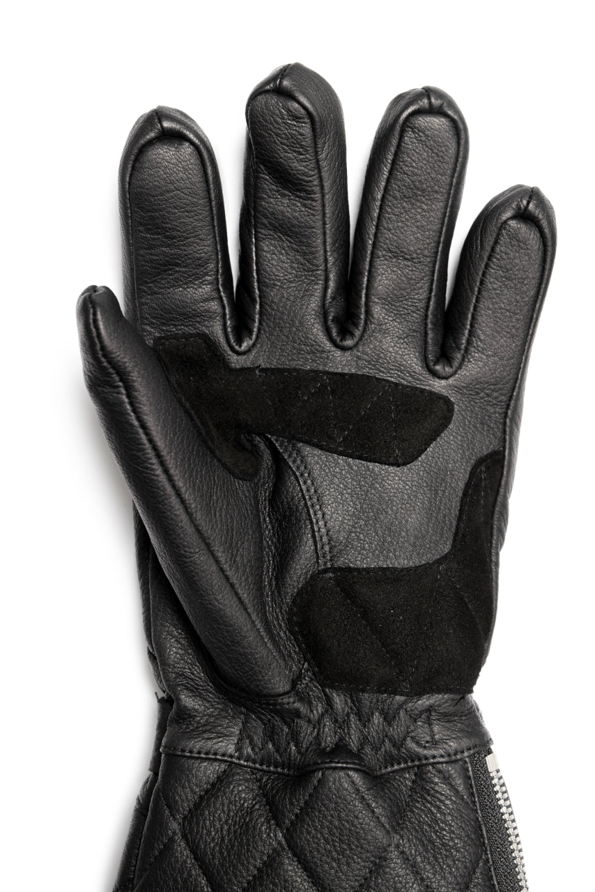 Load image into Gallery viewer, ISAMU KATAYAMA BACKLASH RIDER GLOVE / DEER SKIN + ELECTRIC HEATING (BLACK)