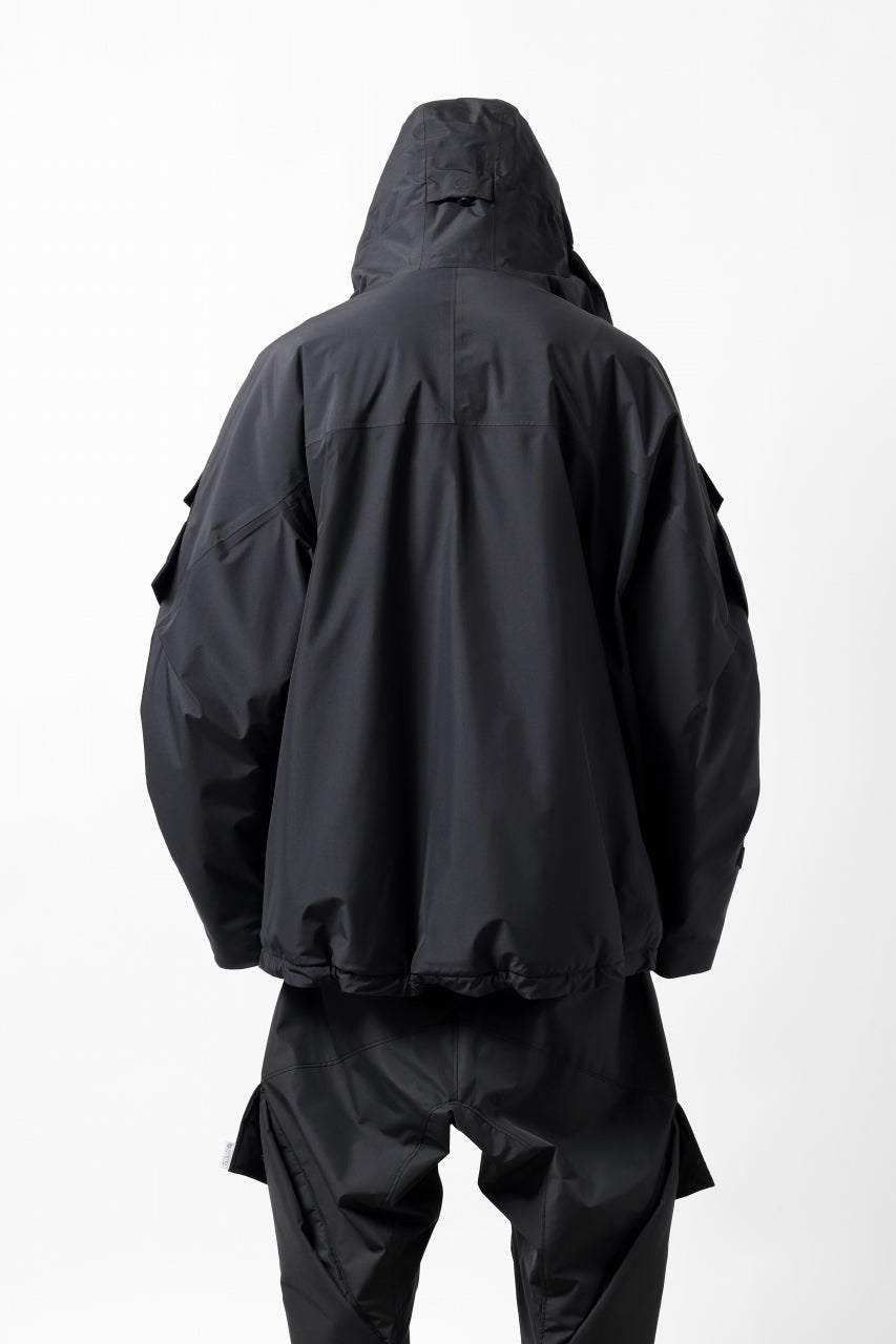 画像をギャラリービューアに読み込む, D-VEC x ALMOSTBLACK HOODED JACKET / GORE-TEX PRODUCT 2L PRIMALOFT SHELL (BLACK)