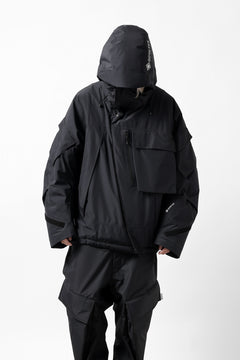 画像をギャラリービューアに読み込む, D-VEC x ALMOSTBLACK HOODED JACKET / GORE-TEX PRODUCT 2L PRIMALOFT SHELL (BLACK)