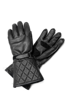 Load image into Gallery viewer, ISAMU KATAYAMA BACKLASH RIDER GLOVE / DEER SKIN + ELECTRIC HEATING (BLACK)