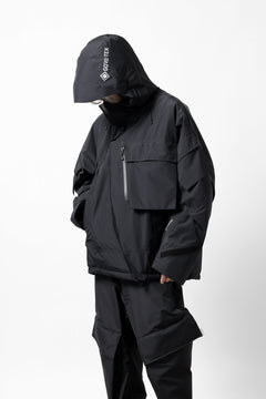 画像をギャラリービューアに読み込む, D-VEC x ALMOSTBLACK HOODED JACKET / GORE-TEX PRODUCT 2L PRIMALOFT SHELL (BLACK)