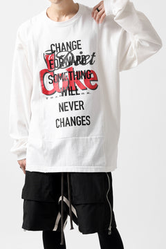 画像をギャラリービューアに読み込む, CHANGES VINTAGE REMAKE MULTI PANEL LONG SLEEVE TEE (MULTI WHITE #Coke)