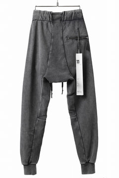 画像をギャラリービューアに読み込む, 11 BY BORIS BIDJAN SABERI JOGGER PANT / ACID OBJECT DYED "P13-F-1235" (HEAVY SWEAT / ACID GREY)