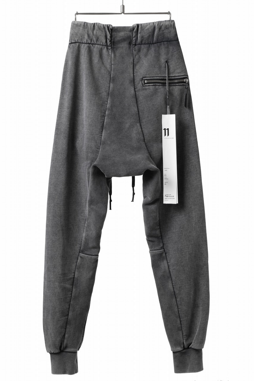 画像をギャラリービューアに読み込む, 11 BY BORIS BIDJAN SABERI JOGGER PANT / ACID OBJECT DYED "P13-F-1235" (HEAVY SWEAT / ACID GREY)
