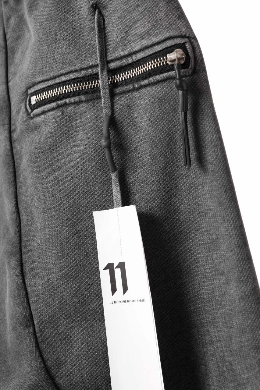 画像をギャラリービューアに読み込む, 11 BY BORIS BIDJAN SABERI JOGGER PANT / ACID OBJECT DYED "P13-F-1235" (HEAVY SWEAT / ACID GREY)