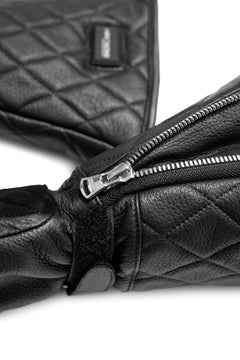 Load image into Gallery viewer, ISAMU KATAYAMA BACKLASH RIDER GLOVE / DEER SKIN + ELECTRIC HEATING (BLACK)