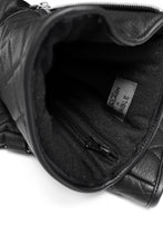 Load image into Gallery viewer, ISAMU KATAYAMA BACKLASH RIDER GLOVE / DEER SKIN + ELECTRIC HEATING (BLACK)