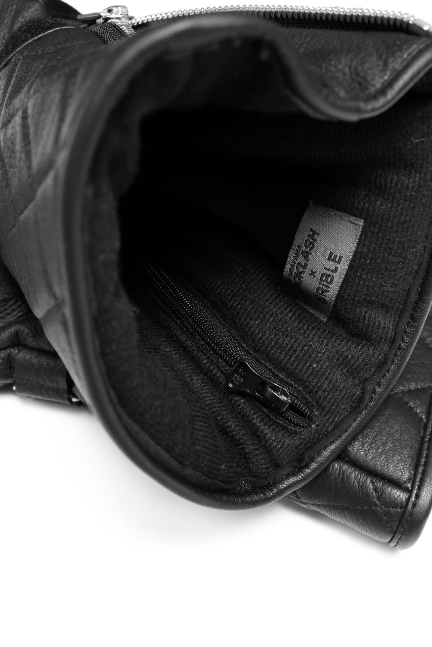 Load image into Gallery viewer, ISAMU KATAYAMA BACKLASH RIDER GLOVE / DEER SKIN + ELECTRIC HEATING (BLACK)
