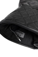 Load image into Gallery viewer, ISAMU KATAYAMA BACKLASH RIDER GLOVE / DEER SKIN + ELECTRIC HEATING (BLACK)