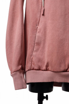 Load image into Gallery viewer, BORIS BIDJAN SABERI HOODY PULLOVER / NATURAL OBJECT DYED "HOODY2-F092" (ORANGE ROSE)