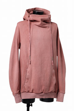 Load image into Gallery viewer, BORIS BIDJAN SABERI HOODY PULLOVER / NATURAL OBJECT DYED "HOODY2-F092" (ORANGE ROSE)