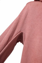 Load image into Gallery viewer, BORIS BIDJAN SABERI HOODY PULLOVER / NATURAL OBJECT DYED "HOODY2-F092" (ORANGE ROSE)