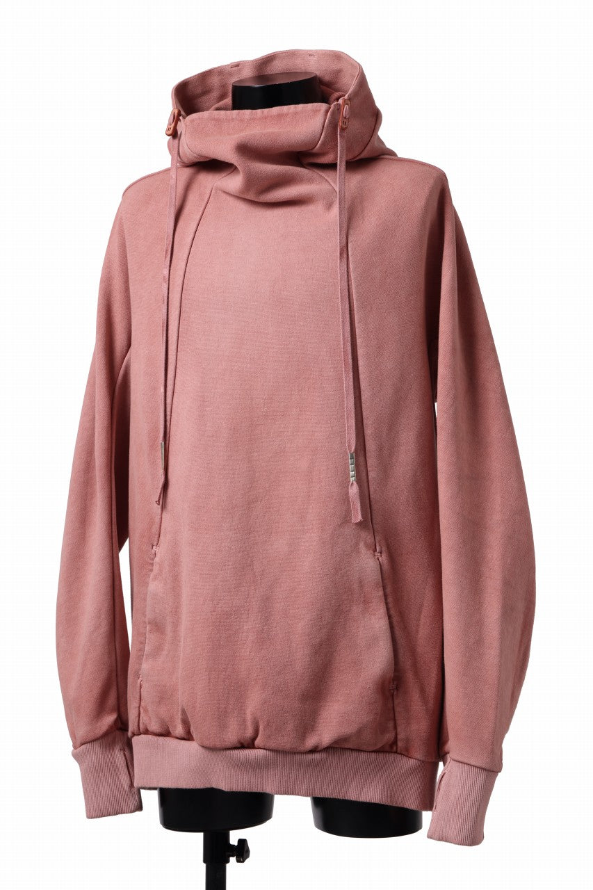 Load image into Gallery viewer, BORIS BIDJAN SABERI HOODY PULLOVER / NATURAL OBJECT DYED "HOODY2-F092" (ORANGE ROSE)