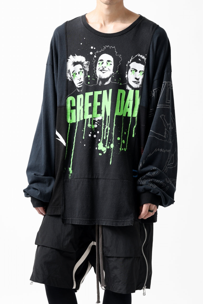 画像をギャラリービューアに読み込む, CHANGES VINTAGE REMAKE MULTI PANEL L-S TEE (BLACK #a)