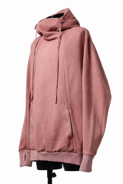 Load image into Gallery viewer, BORIS BIDJAN SABERI HOODY PULLOVER / NATURAL OBJECT DYED "HOODY2-F092" (ORANGE ROSE)